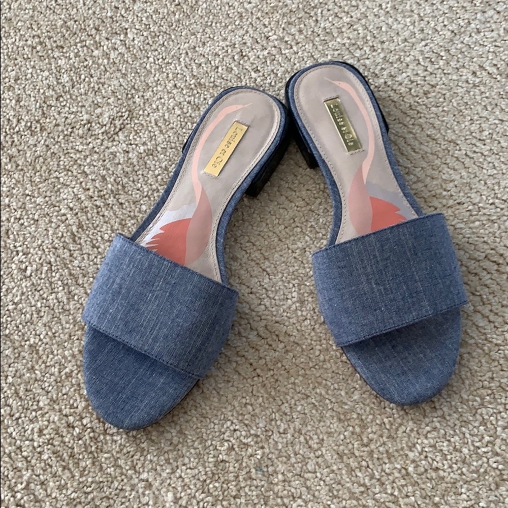 Denim sandals